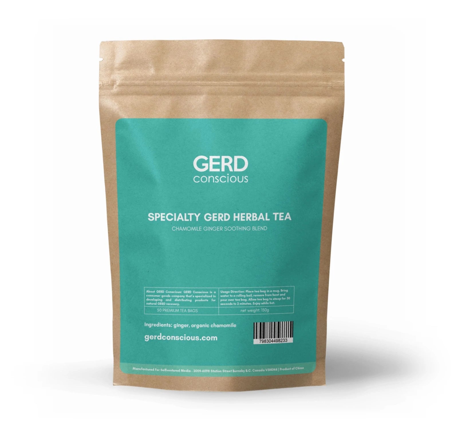 2 packs of GERD Conscious Tea - The Everyday blend